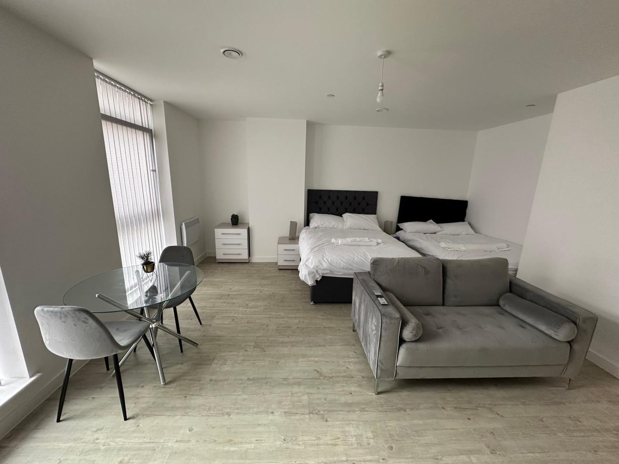 Manchester Old Trafford Studio Apartment Ngoại thất bức ảnh